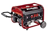 Einhell Stromerzeuger (Benzin) TC-PG 3500 W (4,1 kW, Dauerleistung bis 2600 W, max. 3100 W, zwei 230 V-Anschlüsse, 4-Takt-Motor, 15 L, Überlastschalter, Ölmangelsicherung, Voltmeter, AVR-Funktion)