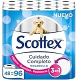 SCOTTEX megarollo Toilettenpapier – 48 Rollen